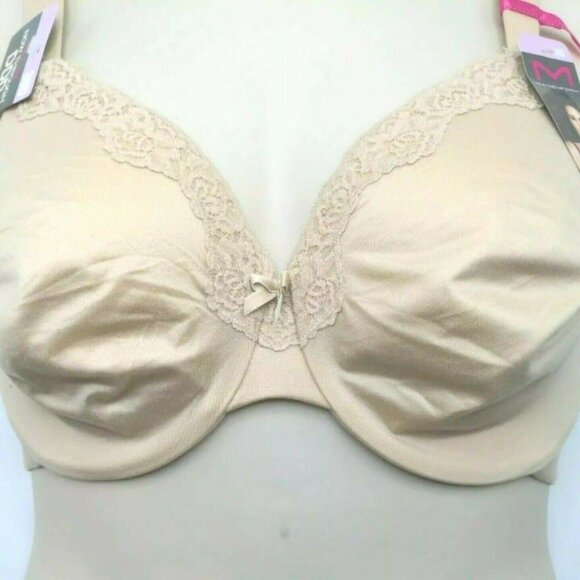 Maidenform Women Bra Full Fit Underwire Comfort Soft Cup Beige Tan Size 38D NEW - Picture 10 of 10